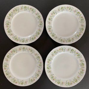 Johann Haviland Forever Spring Pattern China - 6" Saucers - Lot of 4 (B)